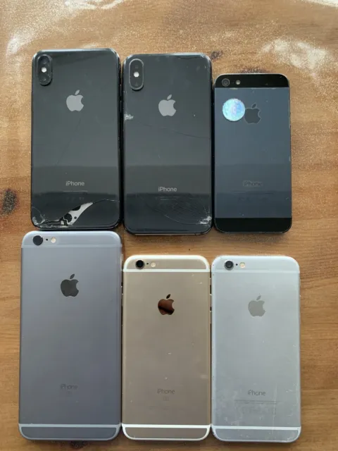 Job Lot iPhones For Parts Or Not Working