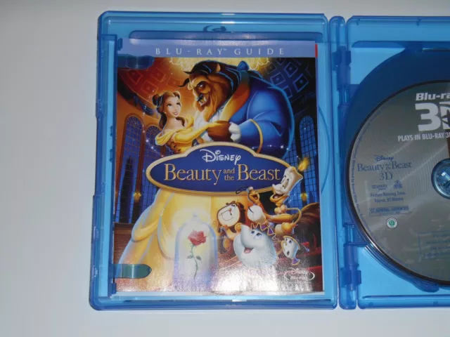 Walt Disneys Beauty and the Beast 2011 Diamond Edition 3D Blu-Ray 5-Disc DVD Set 3