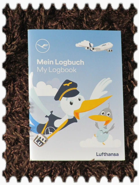 LUFTHANSA MEIN LOGBUCH My logbook Jetfriends Lu LH Airline DLH Sticker ...