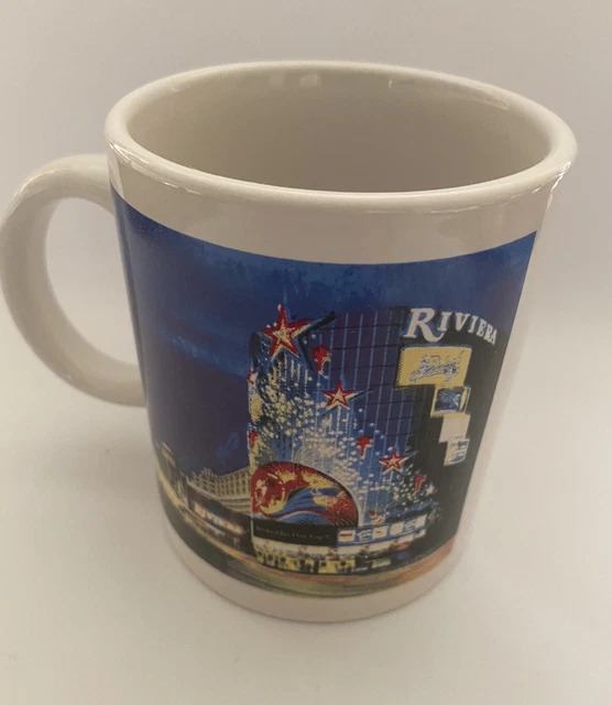 Vintage Riviera Casino Hotel Las Vegas Nevada Ceramic Coffee MUG Cup 10 oz
