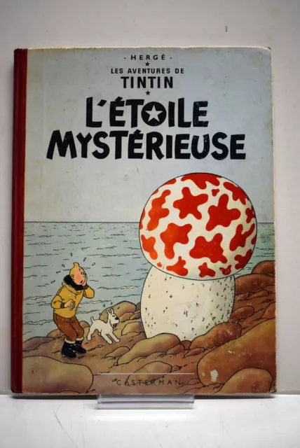 ➡ Tintin (Hergé) Etoile Mystérieuse ☆ B31 3T 1962 ☆ Casterman ☆ BE (Rare)