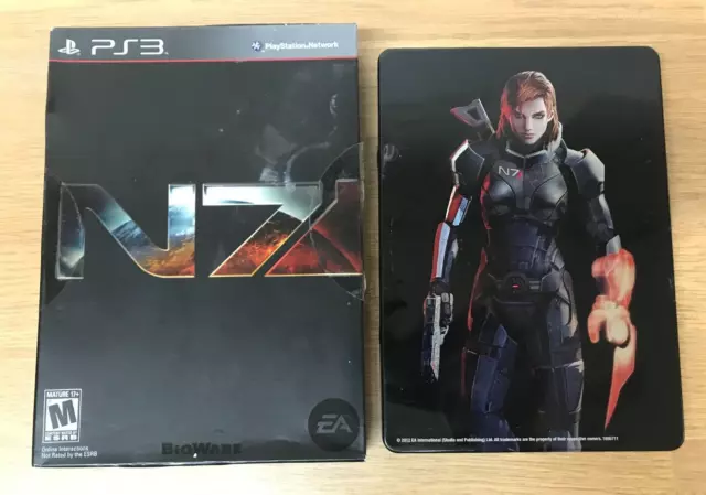 Mass Effect 3: N7 Collectors Edition (PS3) **Steelbook & Game disk only**