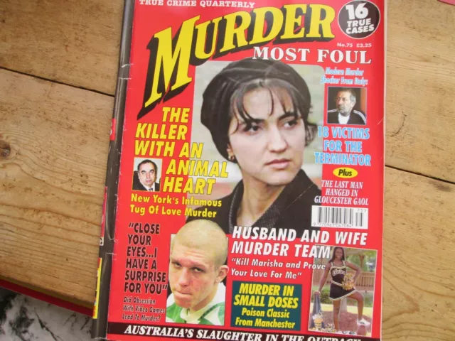 MURDER MOST FOUL MAGAZINE 16 TRUE CASES No75