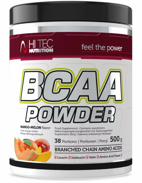 Hi Tec Nutrition - BCAA Pulver - BCAAs Powder - Hoch Dosiert - 500g