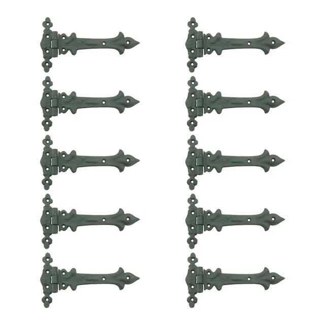 7" Wrought Iron Strap Hinge Southern Charm RSF Resistant Barn Door
