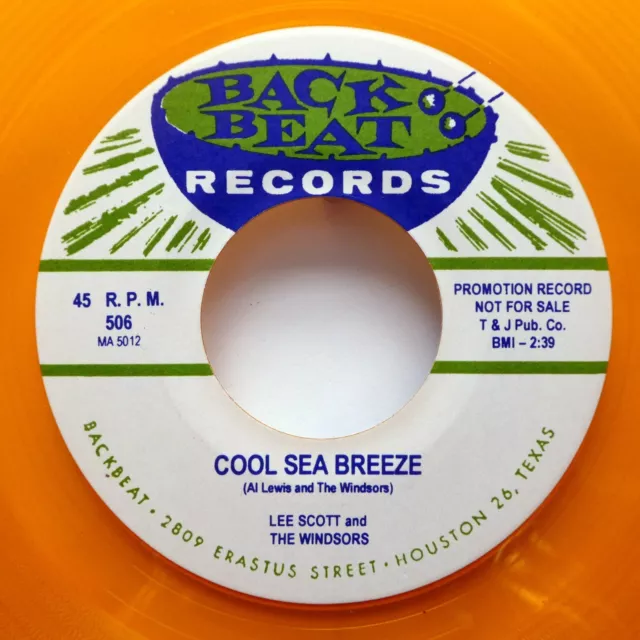 Lee Scott The Windsors 45 My Gloria / Refroidir Sea Breeze Neuf- Repro Doowop HF 2