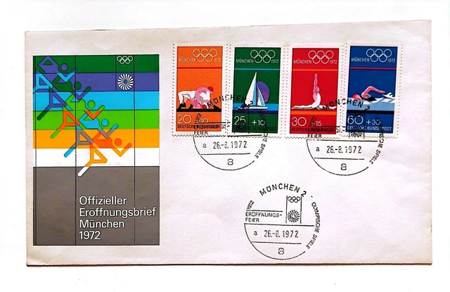 GERMANIA 1972 BUSTA Celebrativa Olimpiadi di Monaco 1972 XX Olympische
