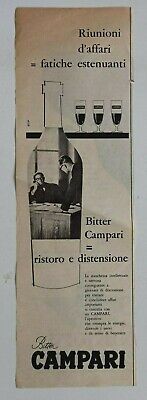 APERITIVO BITTER CAMPARI - pubblicità-advertising  cm 10x33 ca - N3