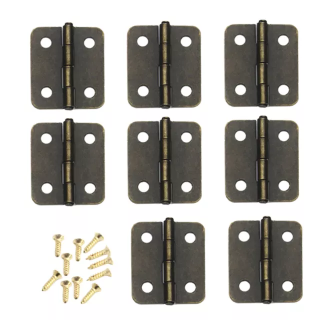 250pcs Small Hinges for Jewelry Boxes Wine Box Hinges Gift Boxes Hinges