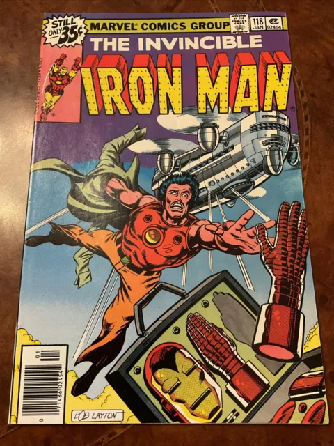 Marvel Iron Man #118 bronze age 1979 comic book 1st appearance of James Rhodes