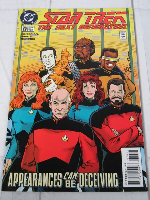 Star Trek: The Next Generation #76 Oct. 1995 DC Comics