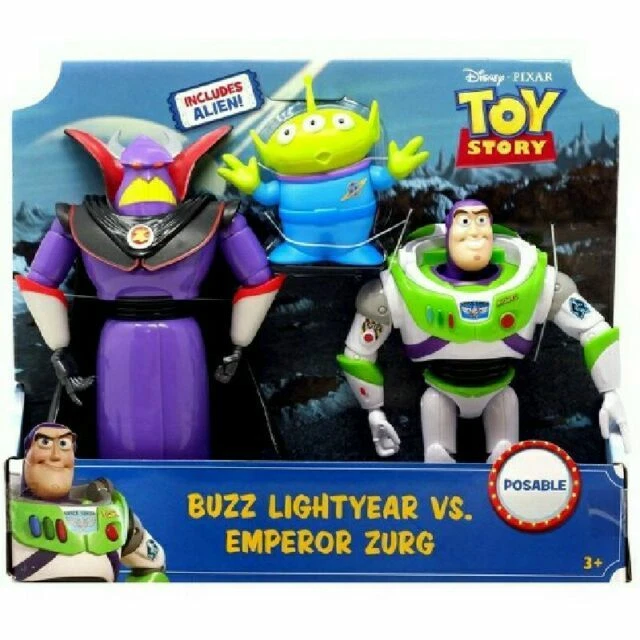 DISNEY PIXAR TOY Story Zurg Emperor Blaster Air Gun Buzz Lightyear With