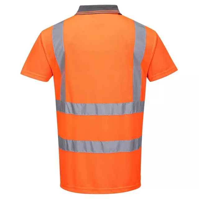 Portwest Polo Haute visibilité RIS Couleur Orange Taille XL RT22ORRXL 2