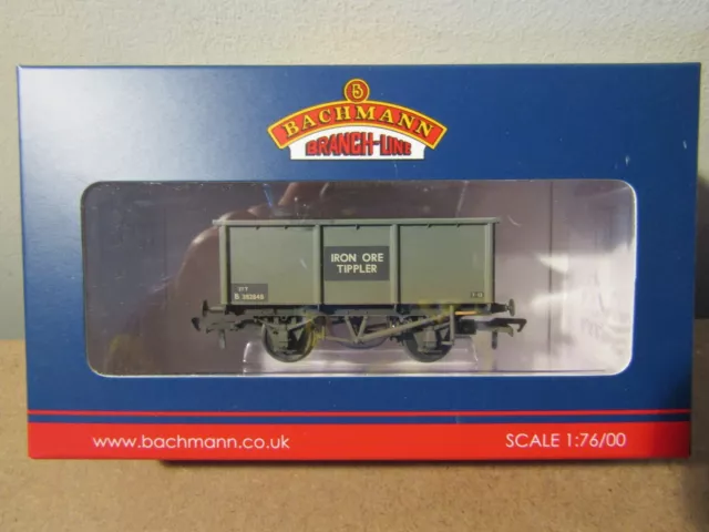 Bachmann  37-275G  27 Ton  Steel  Tippler Wagon  Iron Ore  Weathered  OO Gauge