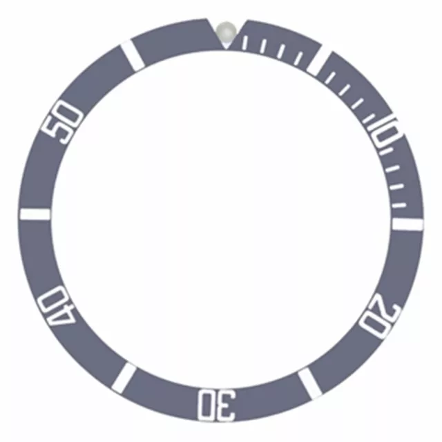 BEZEL INSERT FADED Black To Grey For Rolex Submariner 1665 5508