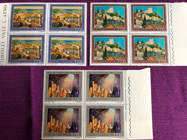 Italia 1977 Quartina  Turismo  Mnh** Lusso