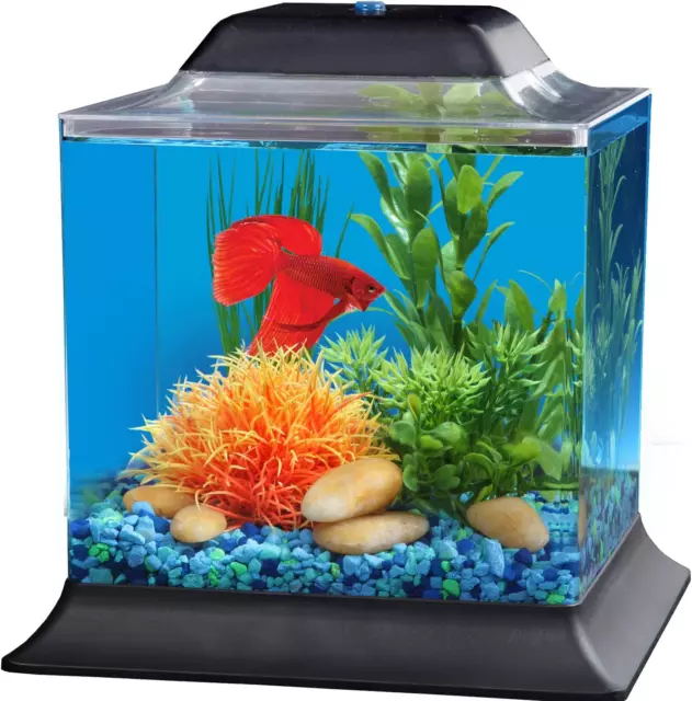 Koller Products 1.5-Gallon Aquascene Aquarium with LED Lighting