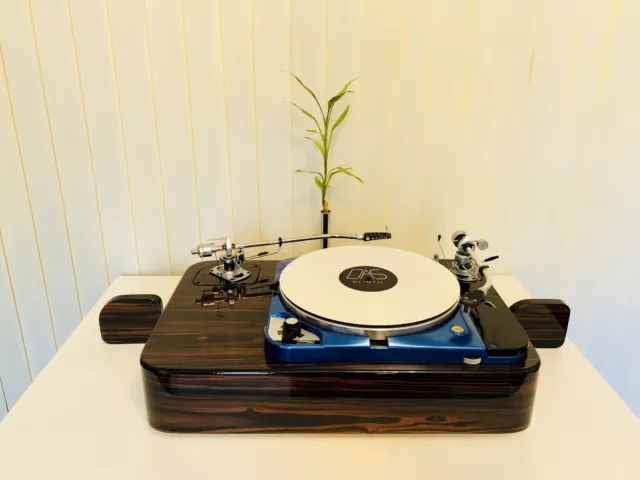 Thorens TD124 Piano Makassar  Two Tonearm 9"+12" Plinth (without turntable)