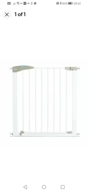 Lindam Sure Shut Axis Pressure Fit Safety Gate 76-82 cm, White