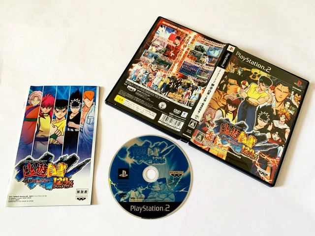PS2 Yu Yu Hakusho 120% Bampresto Playstation 2  Fighting Game Japan JP