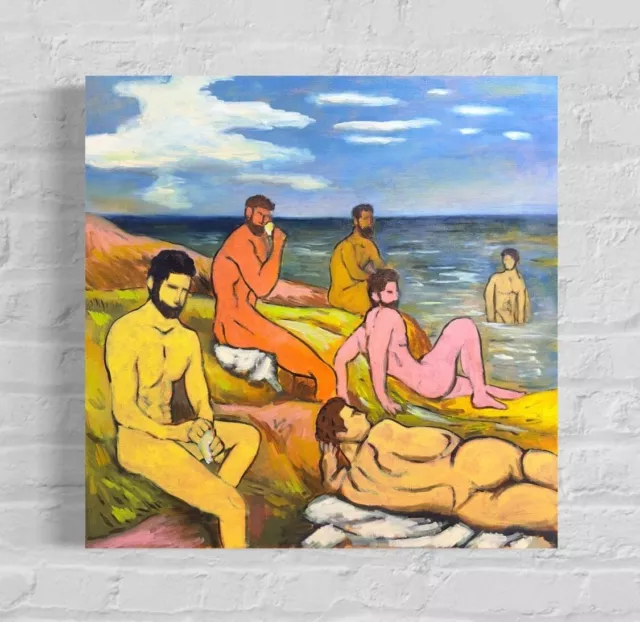 Oil painting. Contemporary art. men. male picture. art figurative. Abstract