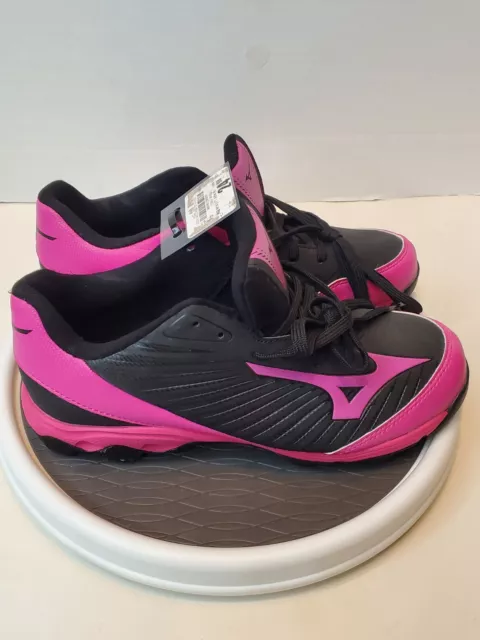 Mizuno 9-Spike ADV. Finch Franchise 7 Womens Cleats SIZE 7 Pink Black NWT EUR 38