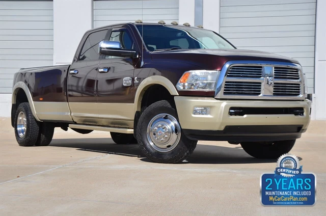 2012 3500 Laramie Longhorn Nav Bk/Cam S/Roof Htd/Ac Sts Dvd