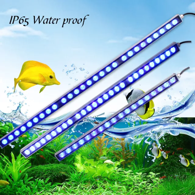 470nm Led Aquarium Bar Light 21.65"/33"/45" Blue Spectrum Strip Light for Tank 2