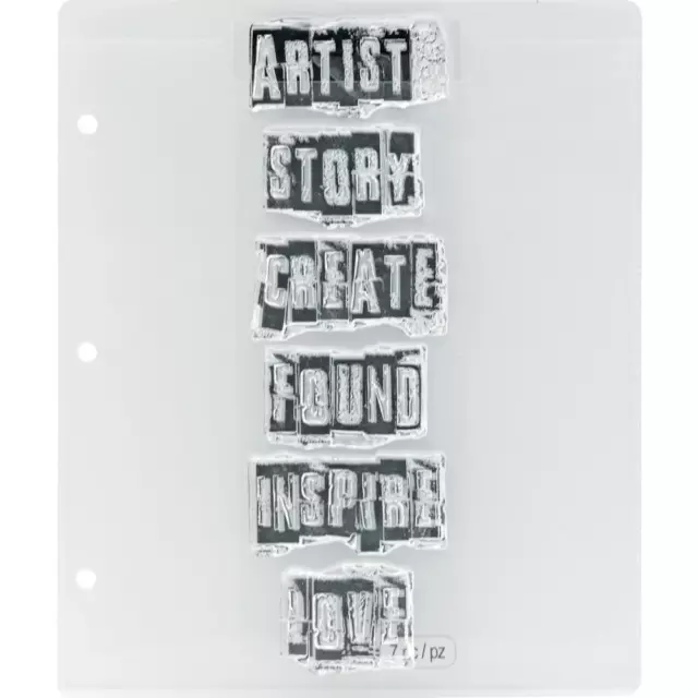 Tim Holtz Stamp Storage Binder Refills - 8/Pkg - 7.25"X10 - Postage up to 2pkts 3