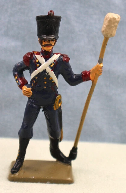 Figurine Starlux - Canonnier De La Jeune Garde Premier Empire - Plomb Peint - TBE