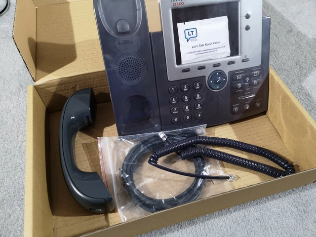 Cisco CP-7821-K9= UC IP Phone – VoIP For CCUM – 1-Year Warranty – Used Good Condition
