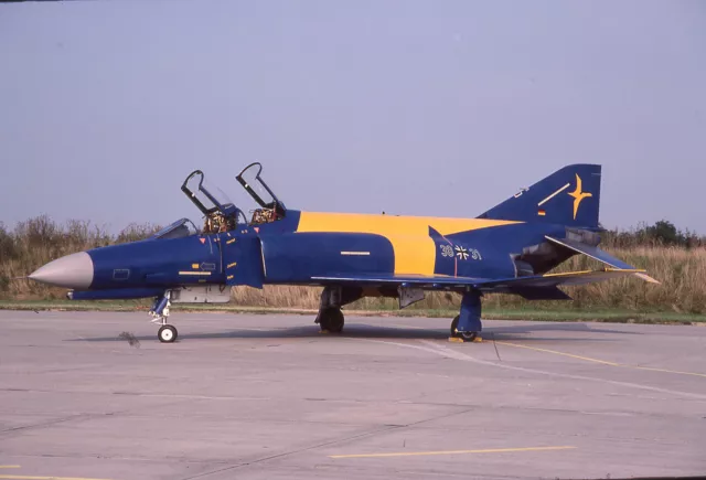 Original Aircraft Slide - F-4F 38+31 Jg73 Gaf 2001.