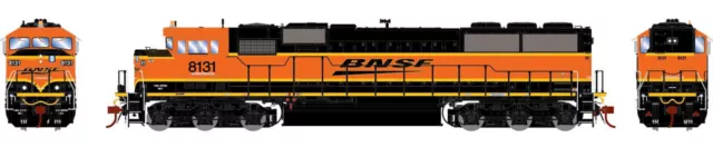 Athearn Genesis HO EMD SD60M Burlington Northern Santa Fe BNSF #8131 D ATHG75528