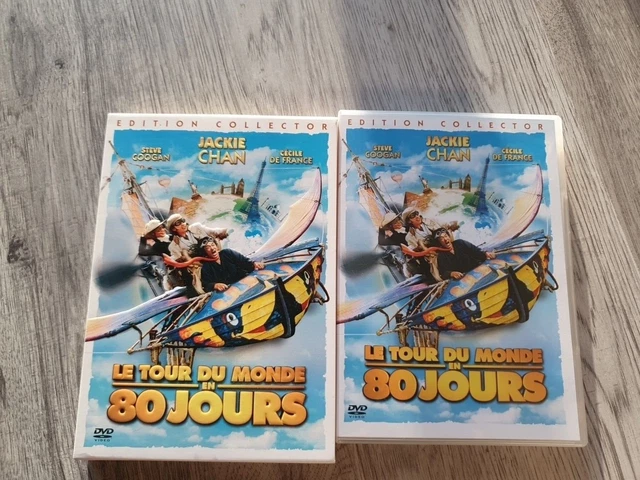 DOUBLE DVD COLLECTOR LE TOUR DU MONDE EN 80 JOURS -JACKIE CHAN- CECILE