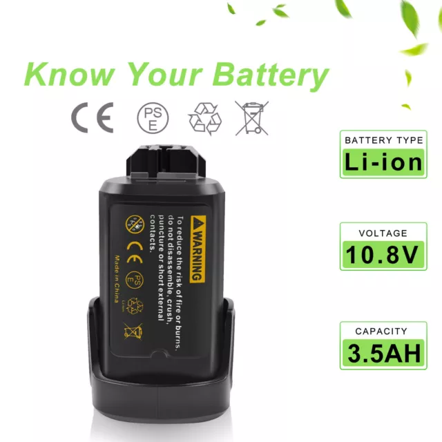 Dremel B812-03 12V Max Lithium-Ion Battery for 8200, 8220 and 8300 Cordless  Rotary Tools- 2.0Ah,Black 