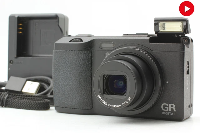 SH:895 [Near MINT] Ricoh GR Digital IV 10.4MP Digital Camera From JAPAN
