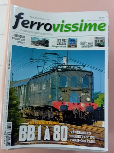 Revue Ferrovissime N°117 - Dépôt Nantes-Blottereau, 2D2 5100-5300, BB 63400-500 - Année 2022 - Occasion Comme Neuve