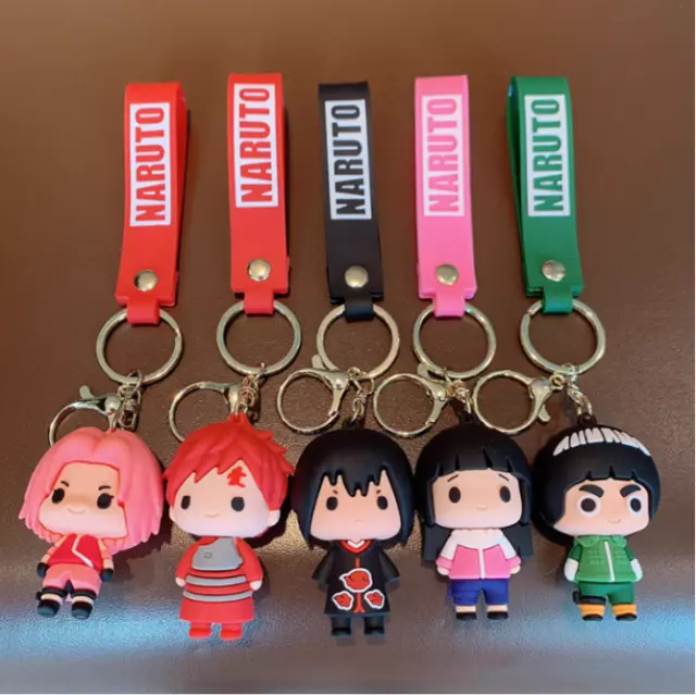 !!NEW!! Cute cartoon Naruto series keychain pendant !! pvc