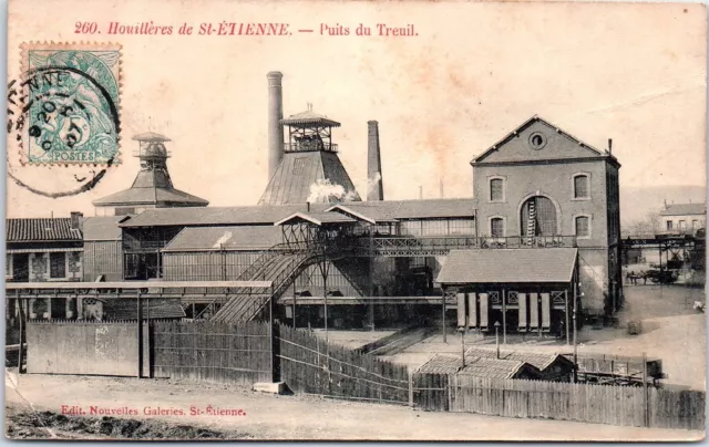 42 SAINT ETIENNE - Les Houillieres, puits du Treuil