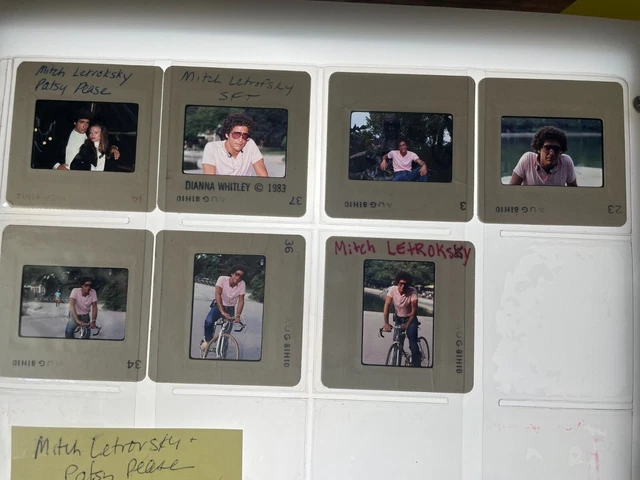 Dw5-817 Mitch Letrovsky & Patsy Pease Lot (7) 35Mm Orig Slide Via Dianna Whitley