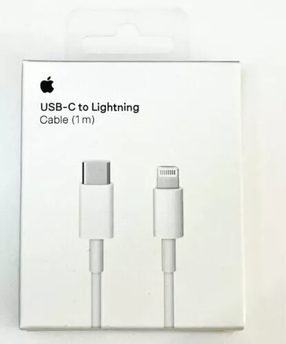 GENUINE ORIGINAL Apple iPhone 14 13 12 11 Charger Type C to Lightning Cable - 1M