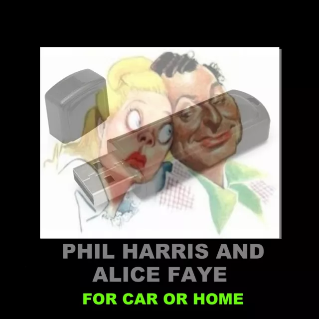 Phil Harris & Alice Faye. Enjoy 251 Old Time Radio Shows On A Usb Flash Drive!