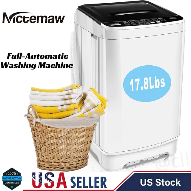 WASHING MACHINE TOP Load 17.8lbs Full Automatic Portable Compact Washer