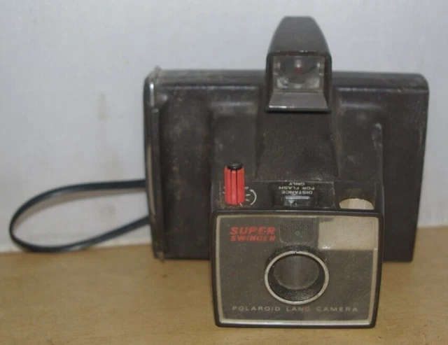 Cámara fotográfica vintage Polaroid Super Swinger Land tipo 87 retro