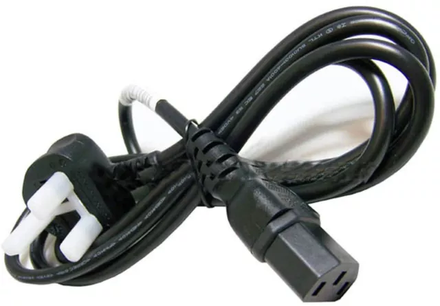 Sony Bravia TV Television Ac Power Cable/Cord/Kettle Lead with UK Mains Plug for