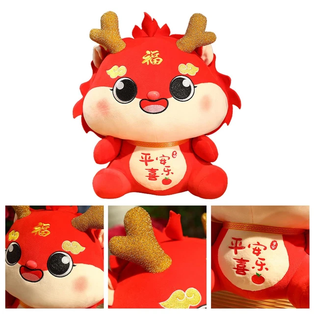 Dragon Doll | 2024 Year Of The Dragon Mascot Plush Toy Stuffed Animal Doll Gift