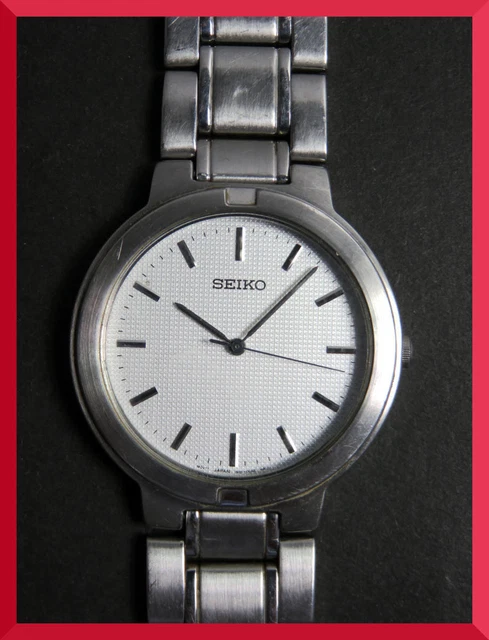 SEIKO Quartz 3 Hand Genuine Belt 7N01 0AZ0 Men s Watch U701 Operational
