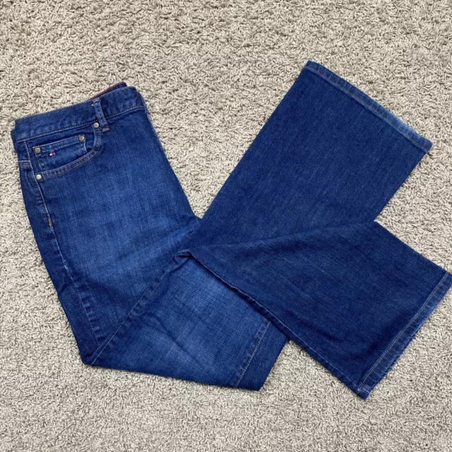 Tommy Hilfiger Bootcut Womens Jeans-Medium Wash/Sz 14R (34x30.5)