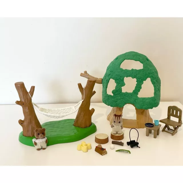 Sylvanian Families Baby Tree House And Garden Hammock Bundle Calico Critters