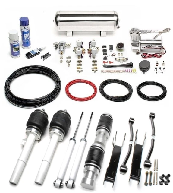 Ta technix Air Châssis Kit Argent pour BMW 1er E81 E82 E87 E88 3er E90- E93
